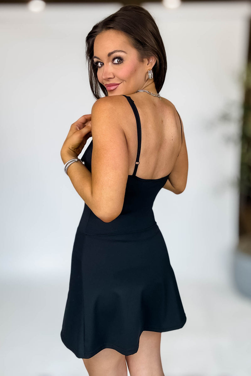Athletic Black Skort Dress