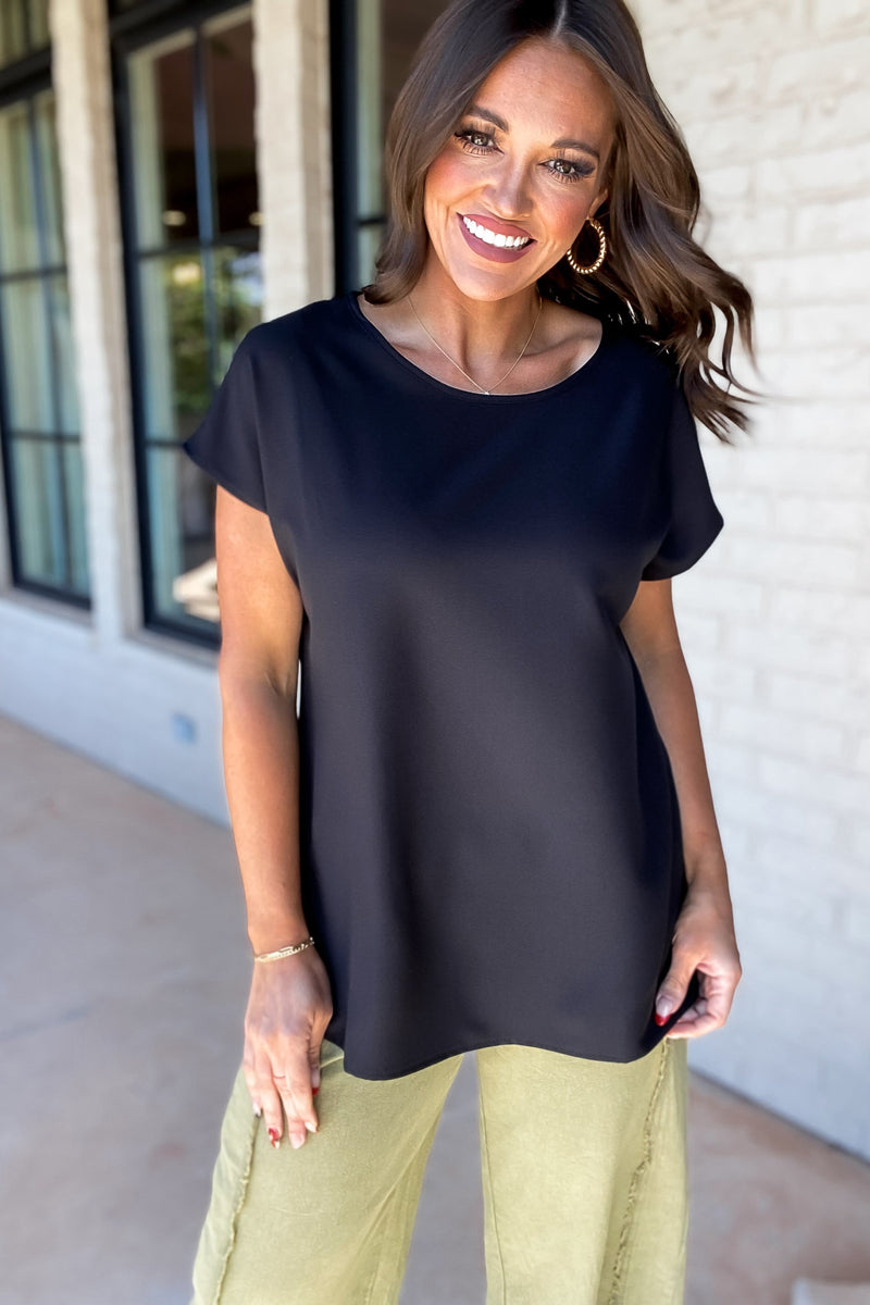 The Perfect Transitional Black Top
