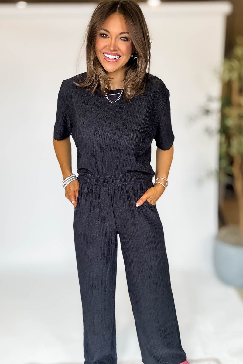 Summer Essential Black Pants