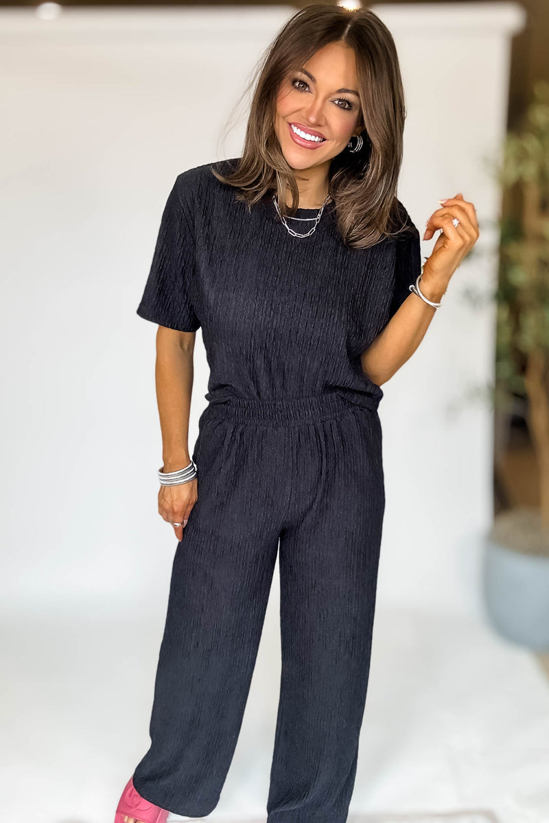 Summer Essential Black Pants
