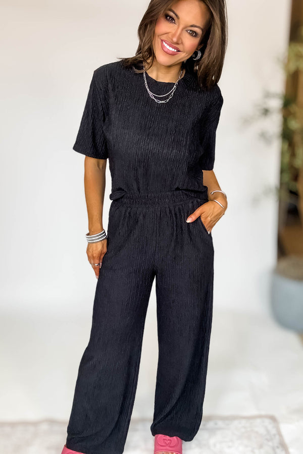 Summer Essential Black Pants
