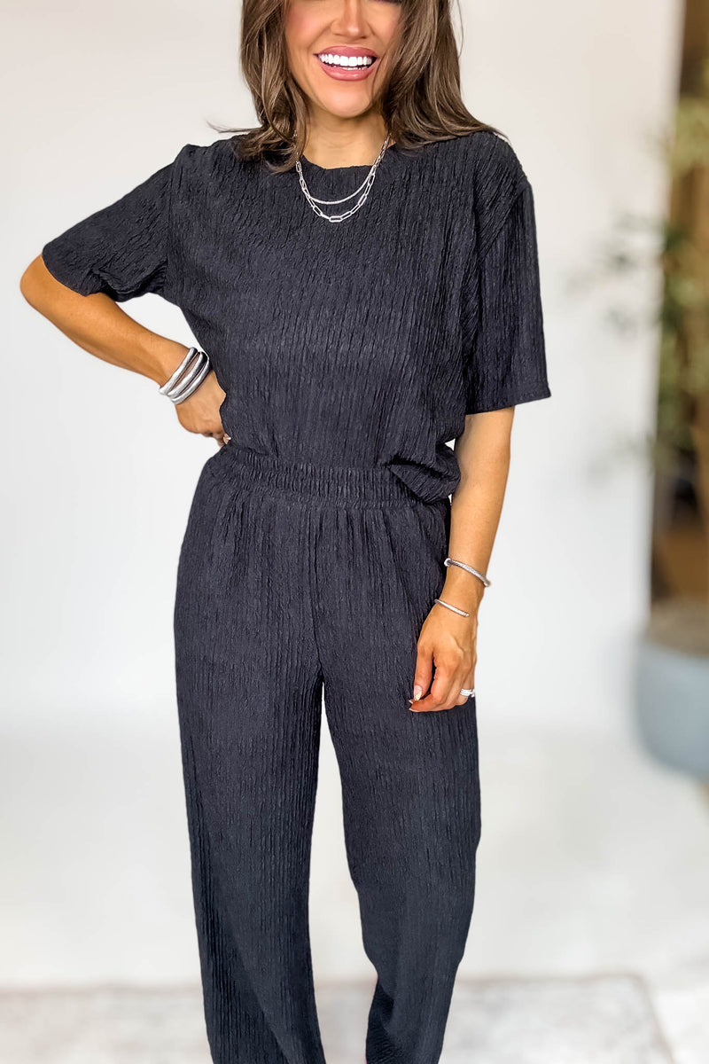 Summer Essential Black Pants