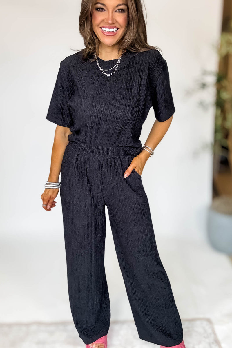 Summer Essential Black Pants
