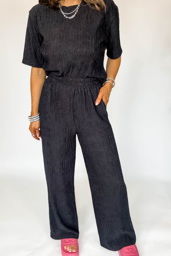Summer Essential Black Pants