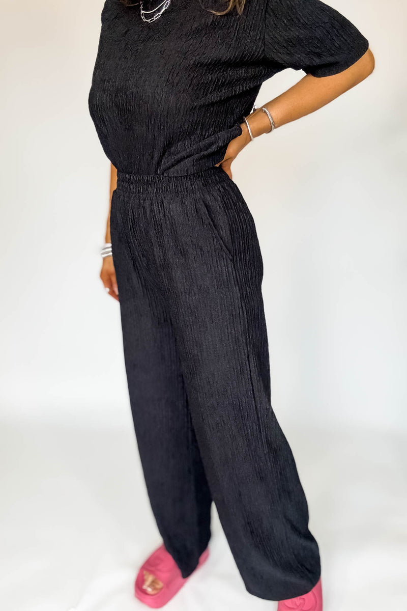 Summer Essential Black Pants