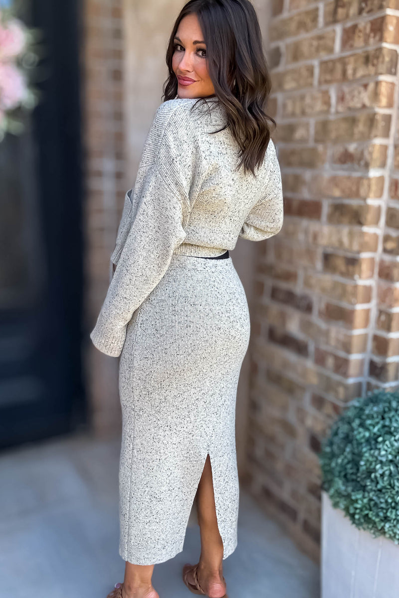 Mable Better Believe It Taupe Skirt