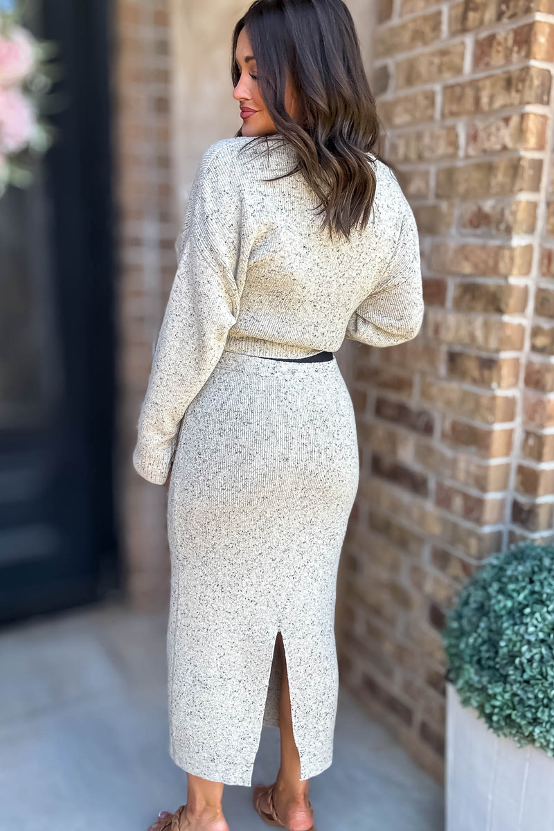 Mable Better Believe It Taupe Skirt