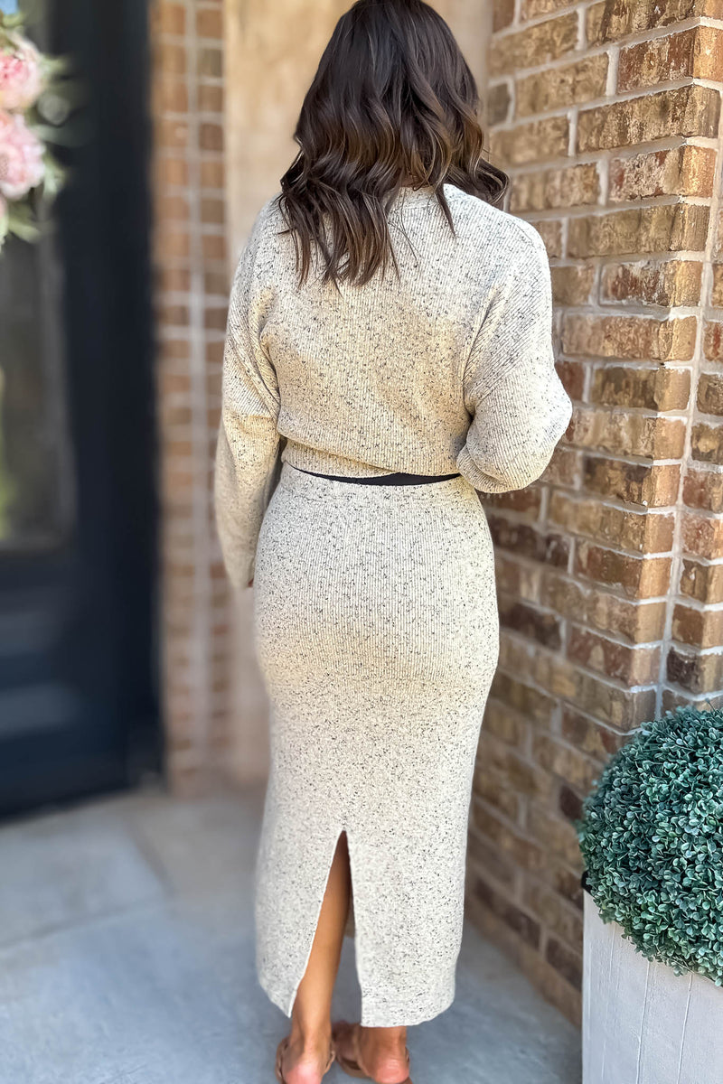 Mable Better Believe It Taupe Skirt