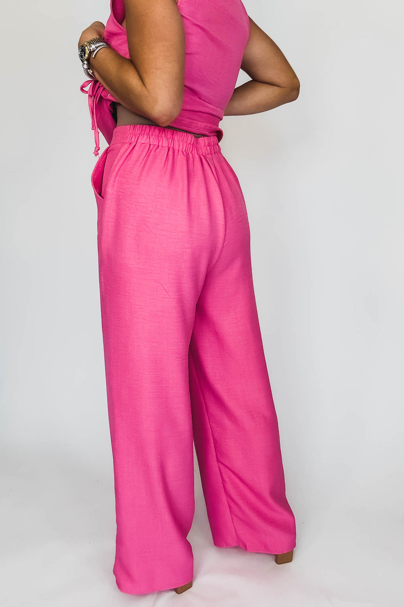 Vacation Vibes Pink Pants