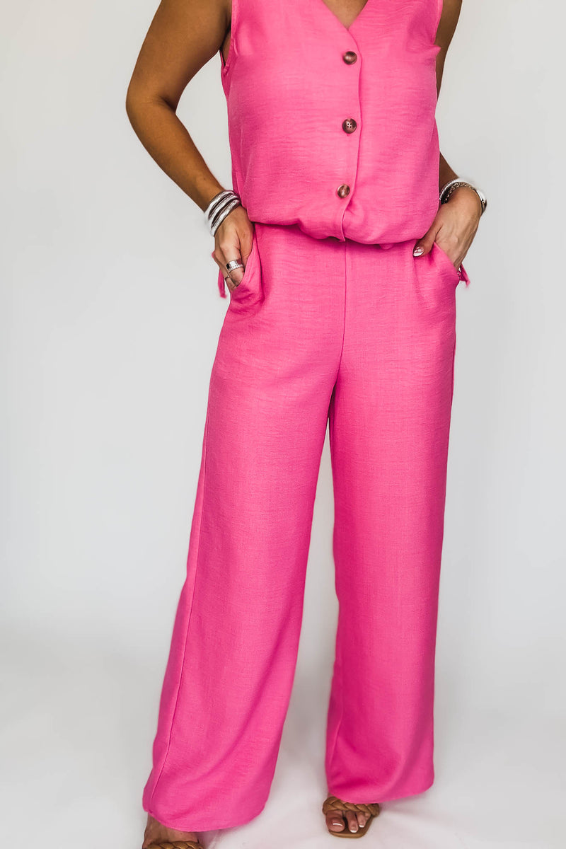 Vacation Vibes Pink Pants