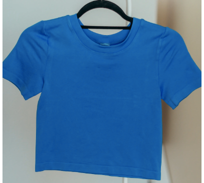 Good News Travels Fast Royal Blue Smooth Thick Banded Top