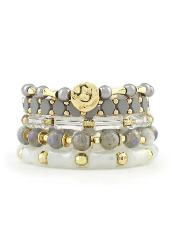 Erimish Foggy Bracelet Stack