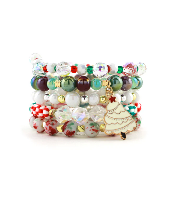 Erimish Very Merry Bracelet Stack