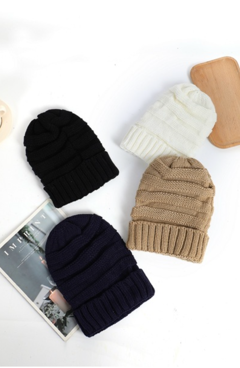 Classic Crochet Knit Beanie