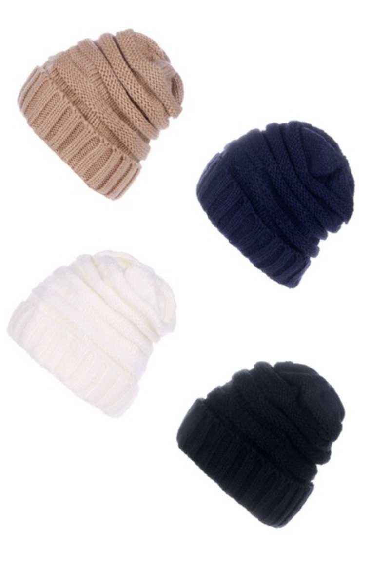 Classic Crochet Knit Beanie