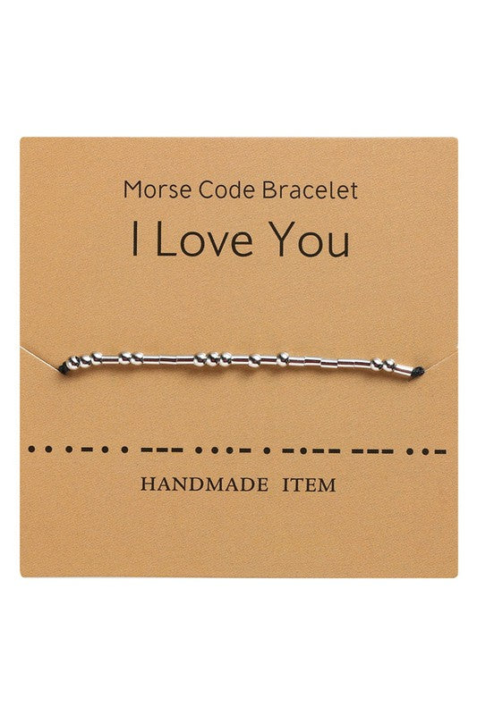 Morse Code Message Bracelets
