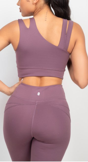 Give Me Strength Light Plum Bike Shorts