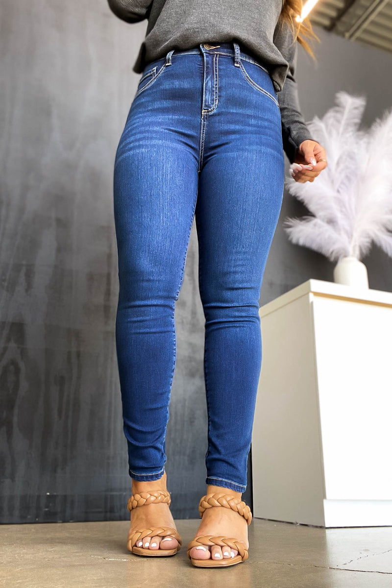 WORTH THE WAIT HIGH RISE ANKLE SKINNY JEANS