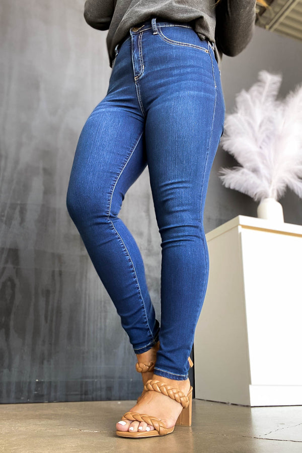 WORTH THE WAIT HIGH RISE ANKLE SKINNY JEANS