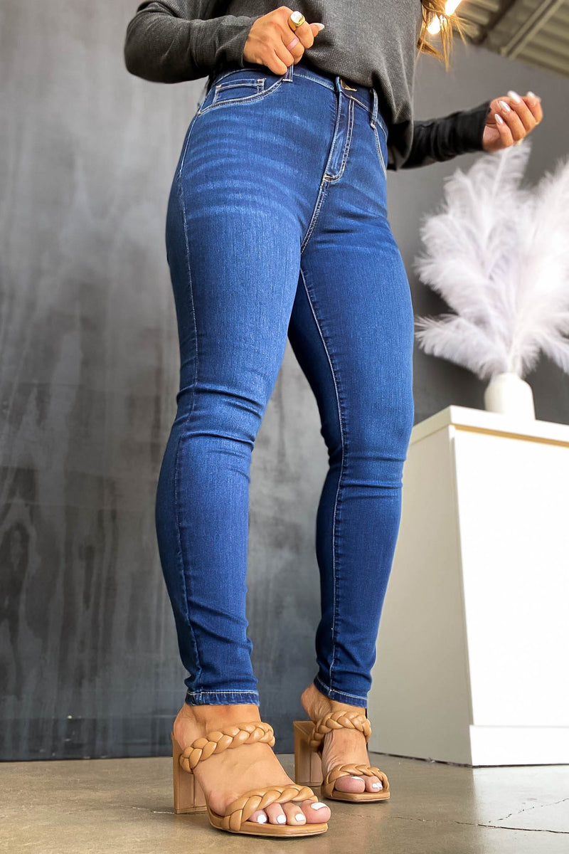 WORTH THE WAIT HIGH RISE ANKLE SKINNY JEANS