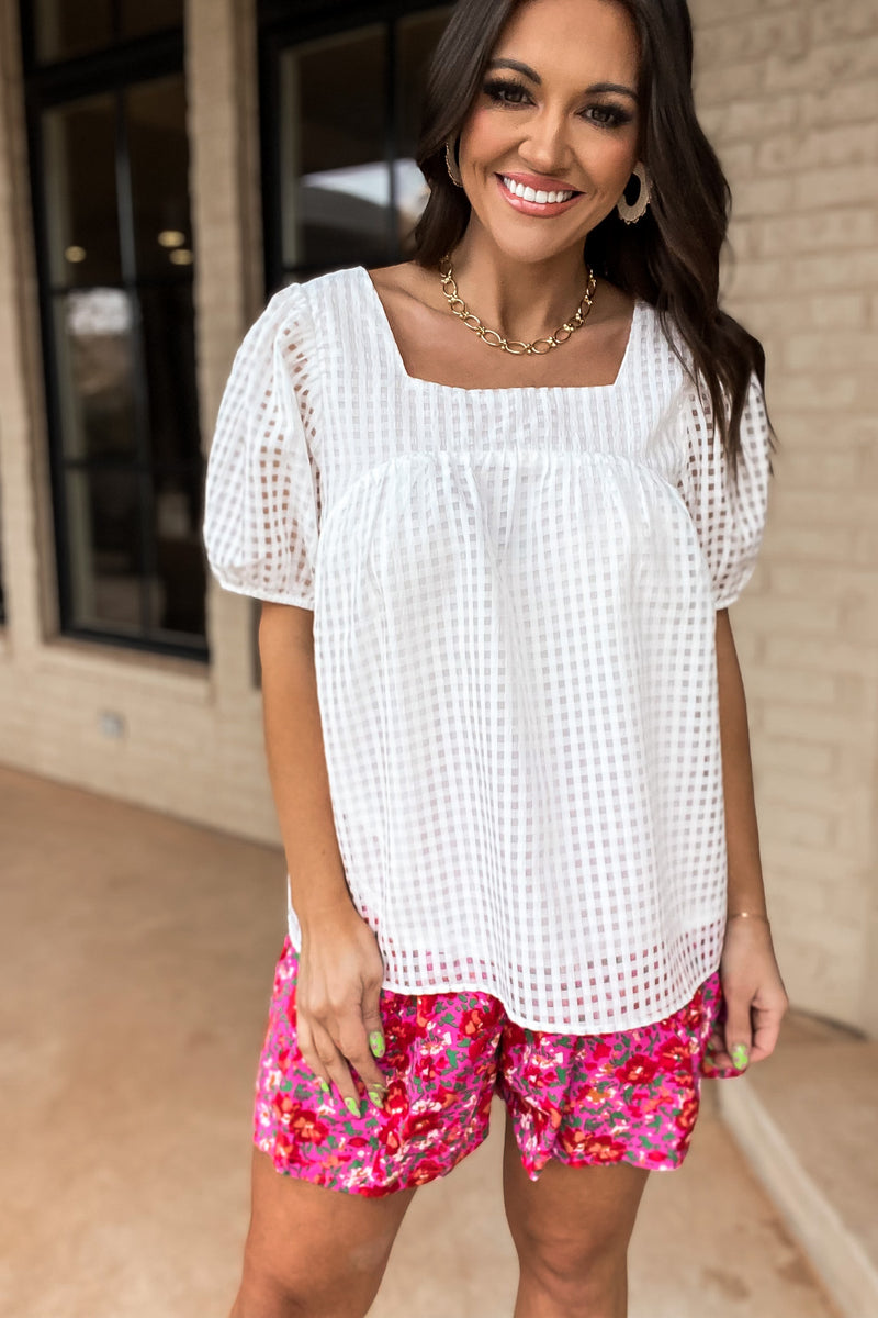 Patience Is Power White Top