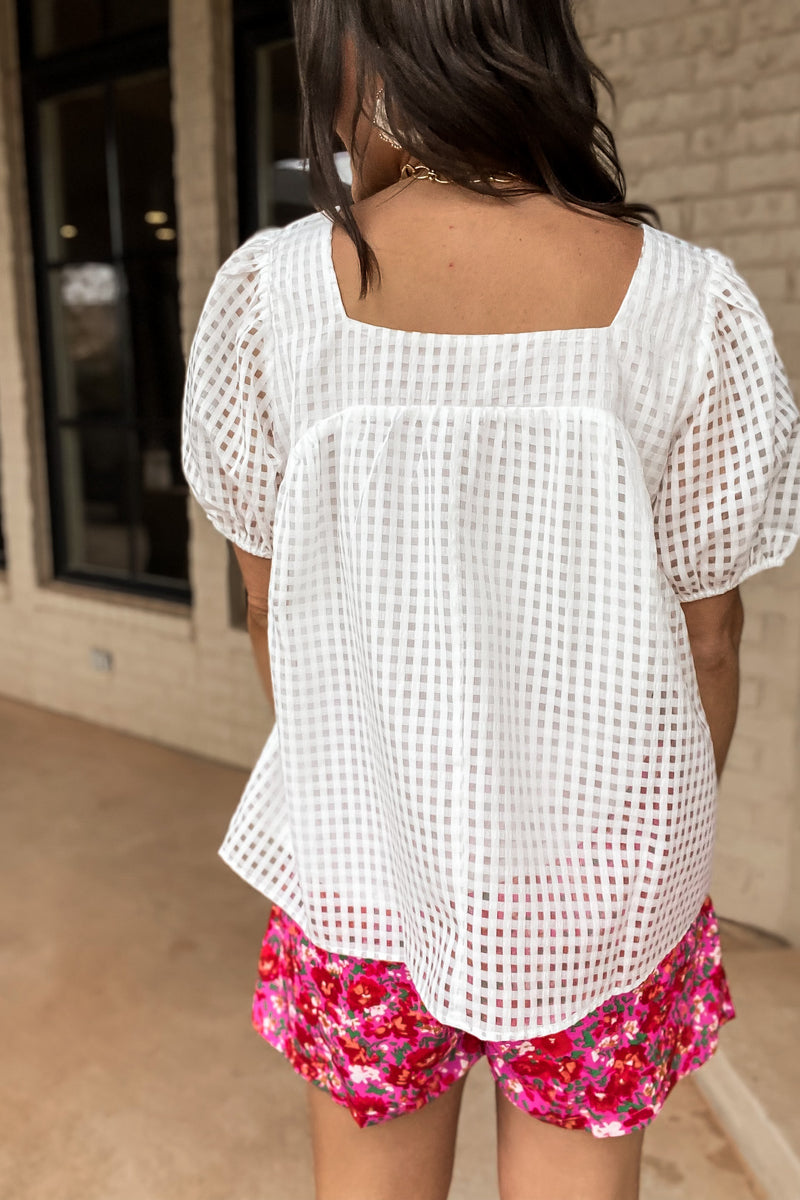 Patience Is Power White Top