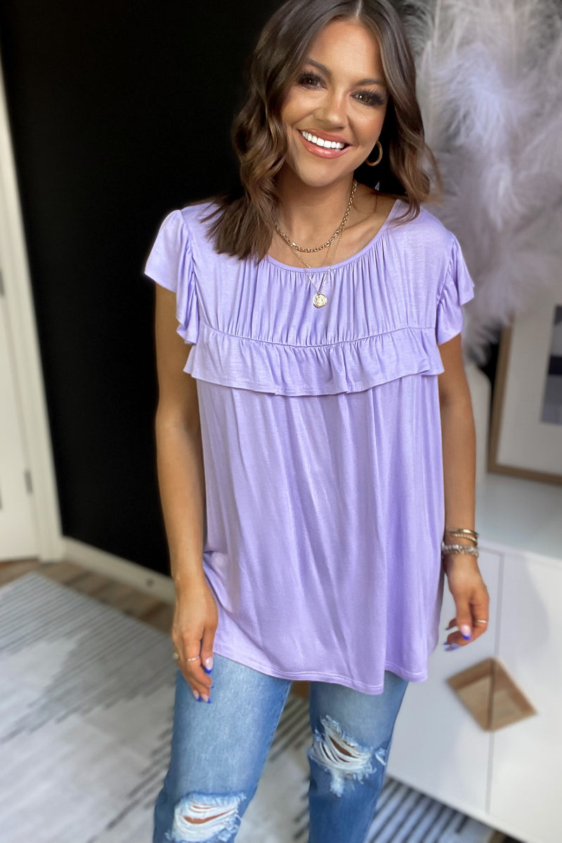 Irresistible Love Lavender Top