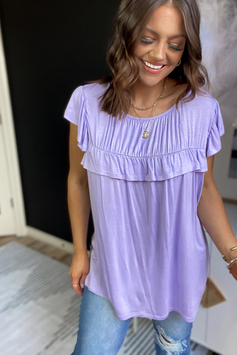 Irresistible Love Lavender Top