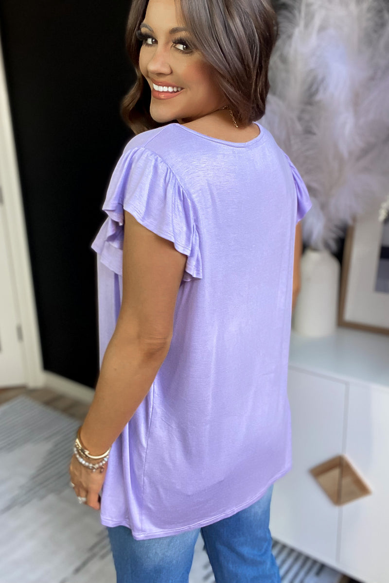 Irresistible Love Lavender Top