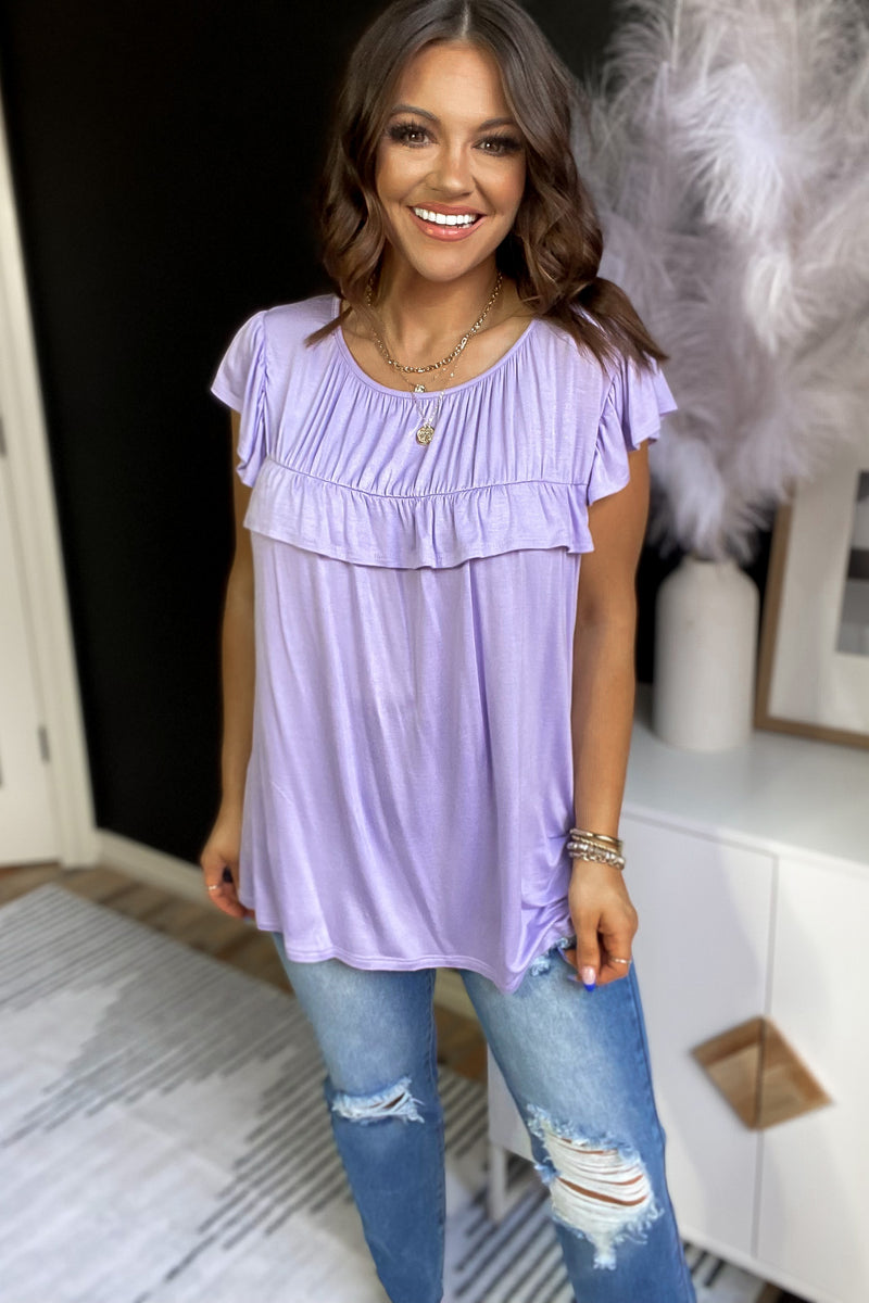 Irresistible Love Lavender Top