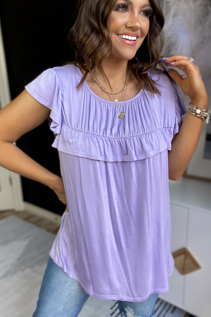 Irresistible Love Lavender Top