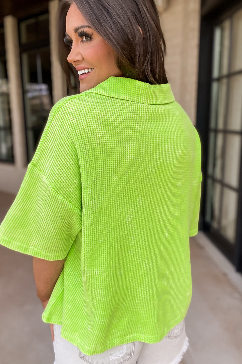 Here Comes The Sun Lime Top