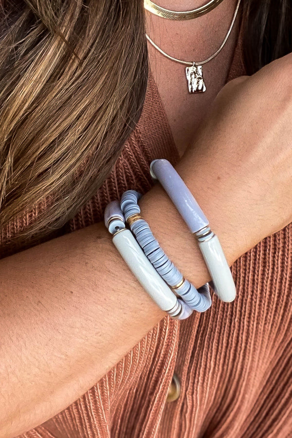 Hang In There Grey Bracelet Set