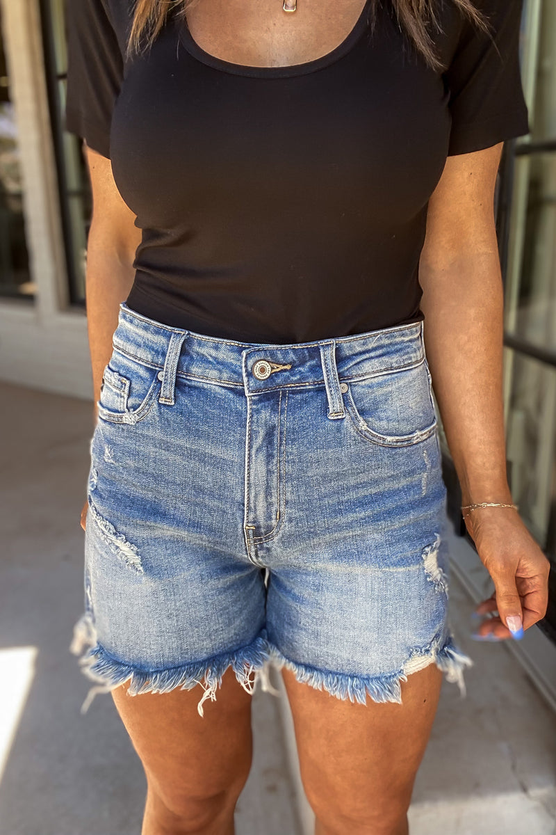 All Of Me Medium High Rise Shorts