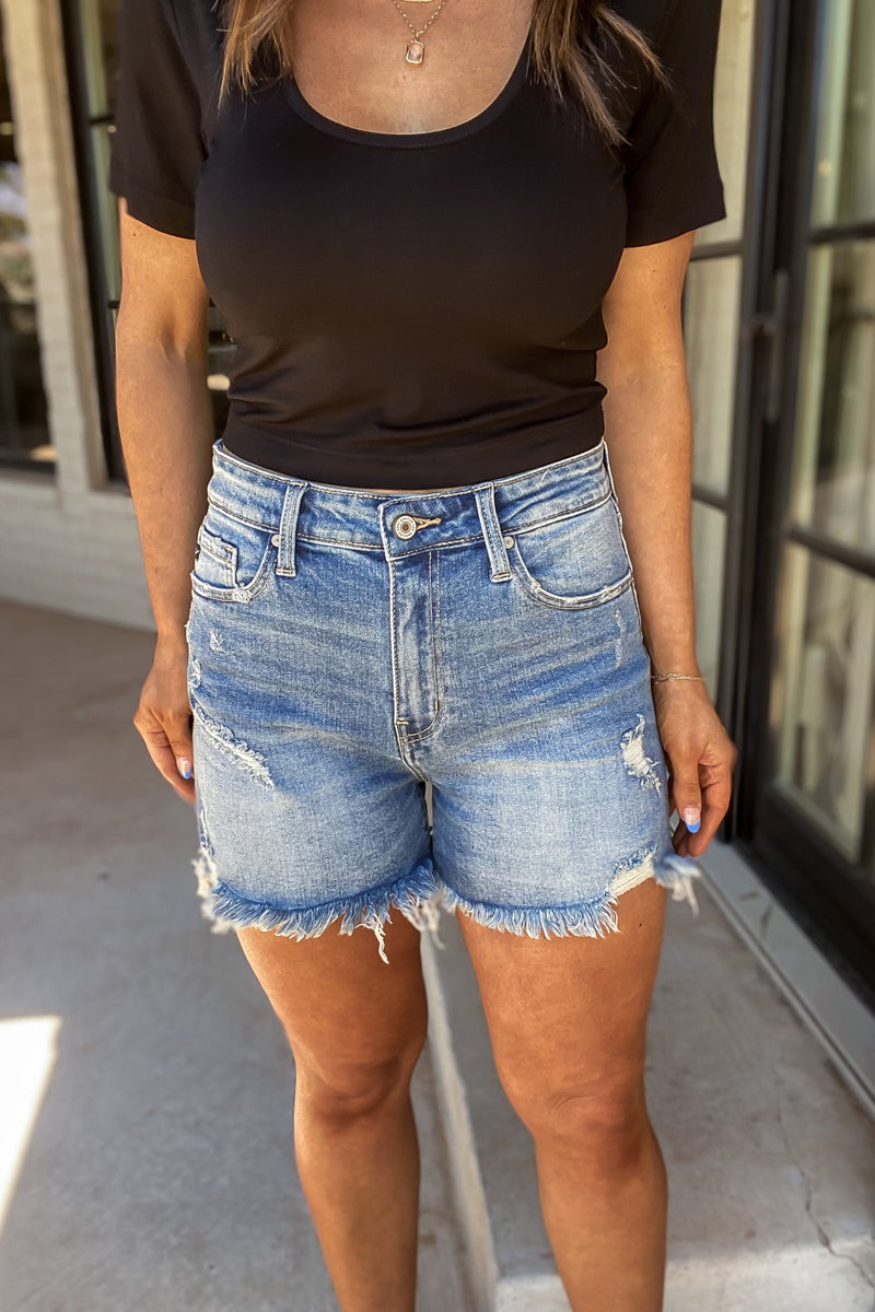 All Of Me Medium High Rise Shorts