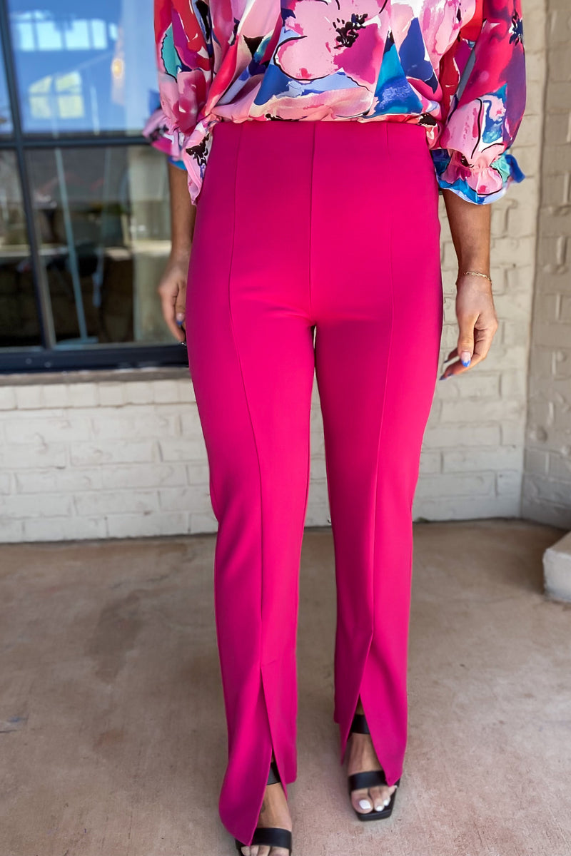 Pretty And Polished Mulberry Pink Pants