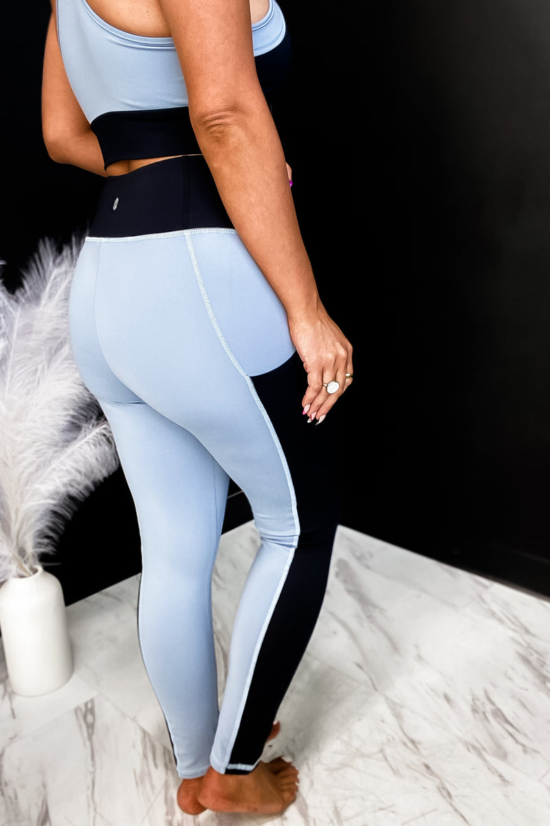 Dangerous Darling Blue Leggings