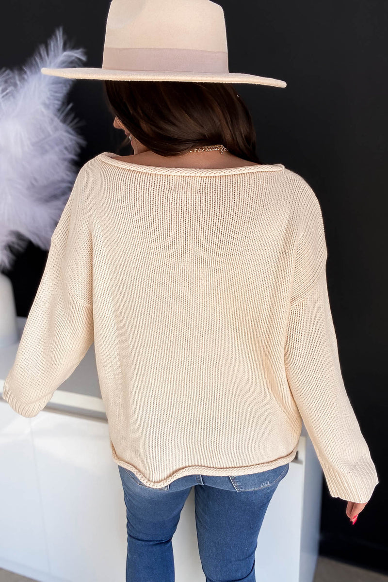 LOVE IT RED HEART SWEATER