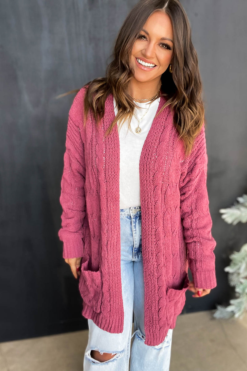 Find Your Level Cherry Cardigan
