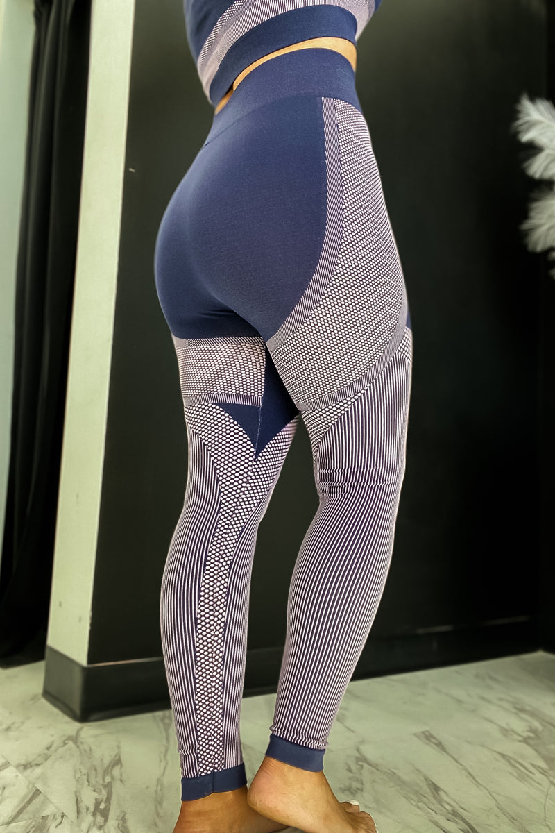 Into Space Navy Ultra Seamless Leggings